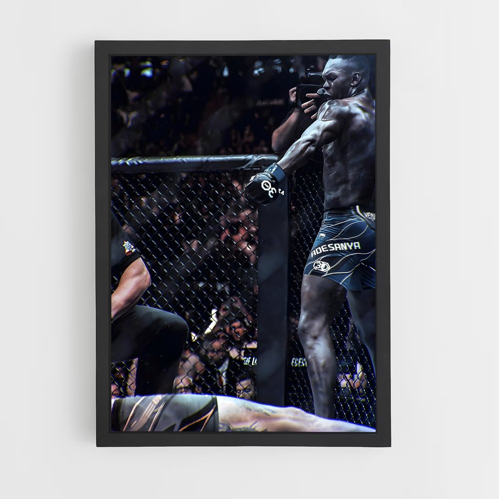 Poster L'Art de la Cage – affiche MMA (vue 2)